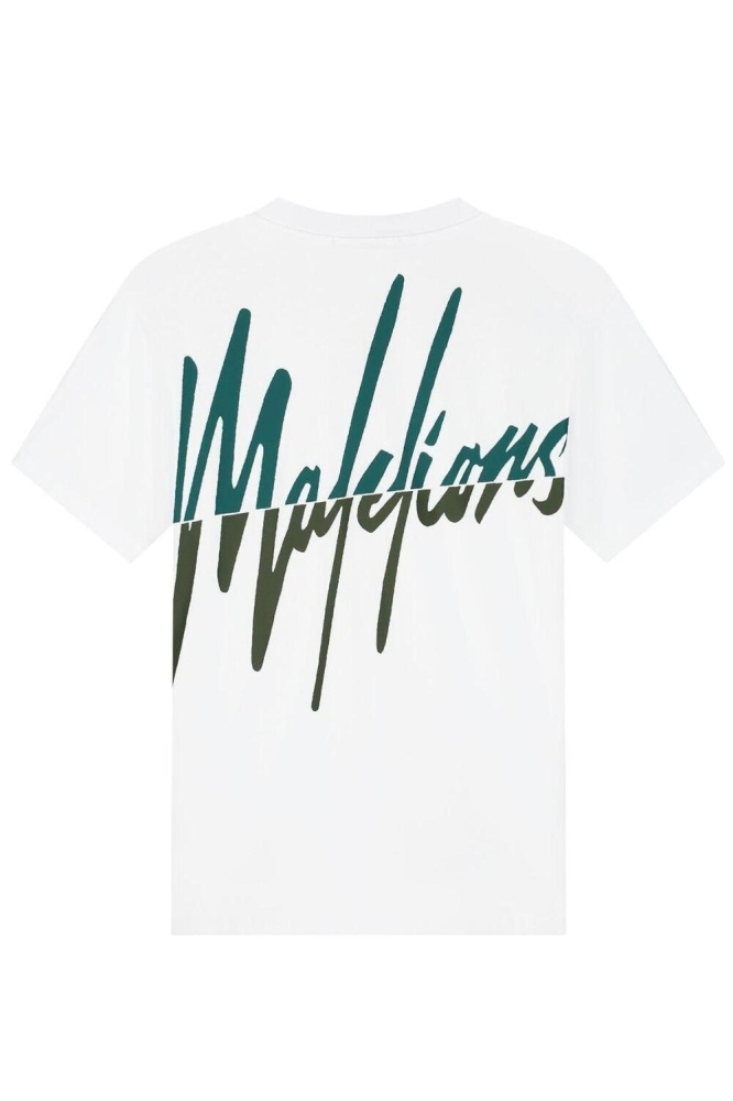 MEN SPLIT T SHIRT MM3 SS25 09 100 WHITE